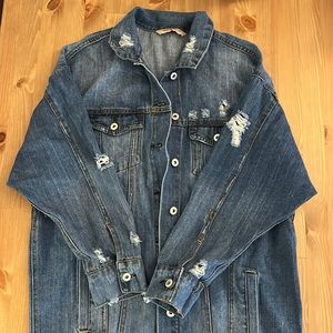 HIGHWAY Jean Jacket Long Size M